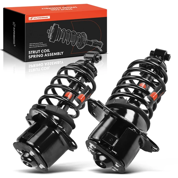 2-Pc Complete Strut + Coil Spring, Rear Driver & Passenger, A-Premium APSA1844