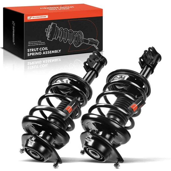 2000-2006 Hyundai Elantra 2-Pc Strut and Coil Spring Assembly Set Front Driver & Passenger A-Premium APSA0276