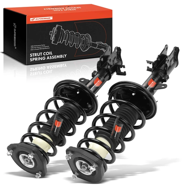 2-Pc Complete Strut + Coil Spring, Rear Driver & Passenger, A-Premium APSA0277