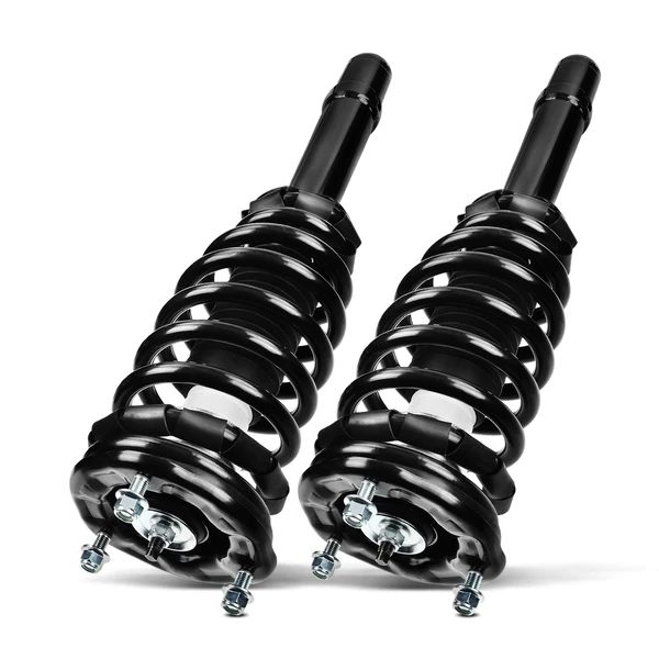 2-Pc Complete Strut + Coil Spring, Front Driver & Passenger, A-Premium APSA0280