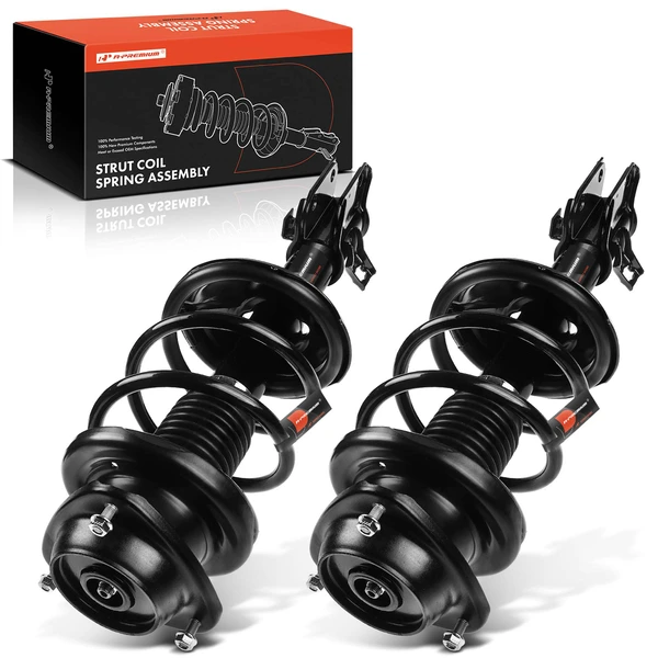 2-Pc Strut and Coil Spring Assembly Set Front Driver & Passenger A-Premium APSA0286