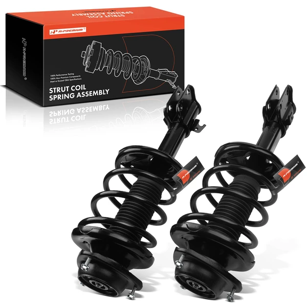 2-Pc Strut and Coil Spring Assembly Set Front Driver & Passenger A-Premium APSA0287