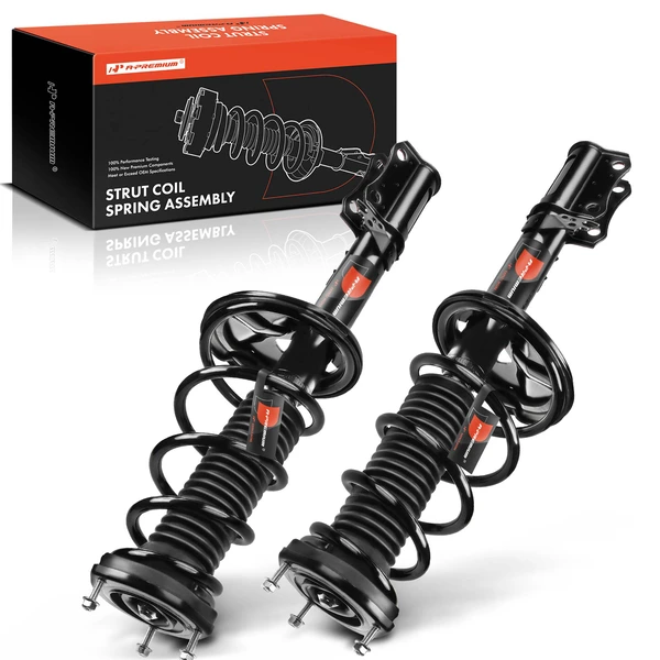2-Pc Strut and Coil Spring Assembly Set Rear Driver & Passenger A-Premium APSA0293