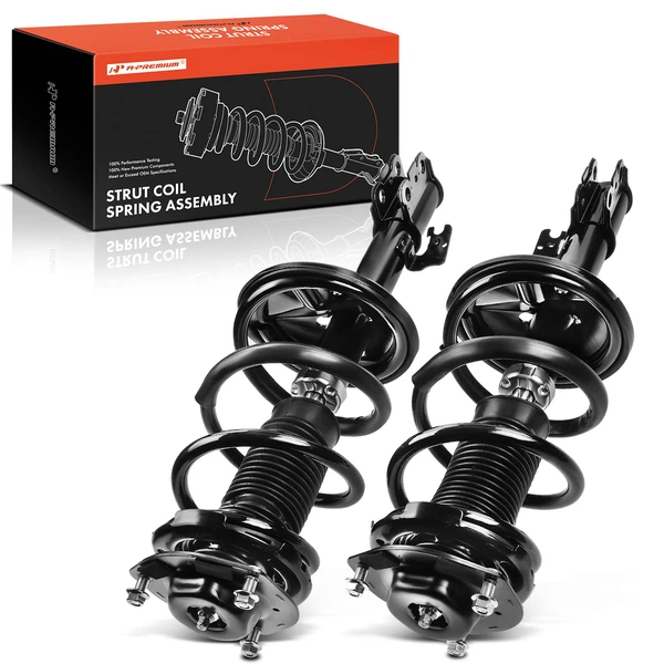 2-Pc Strut and Coil Spring Assembly Set Front Driver & Passenger A-Premium APSA0294