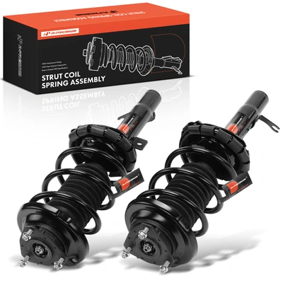 2 Pcs Front Complete Strut & Coil Spring Assembly