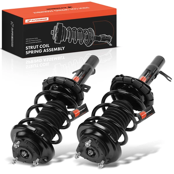 2000-2005 Ford Focus 2-Pc Strut and Coil Spring Assembly Set Front Driver & Passenger A-Premium APSA0296