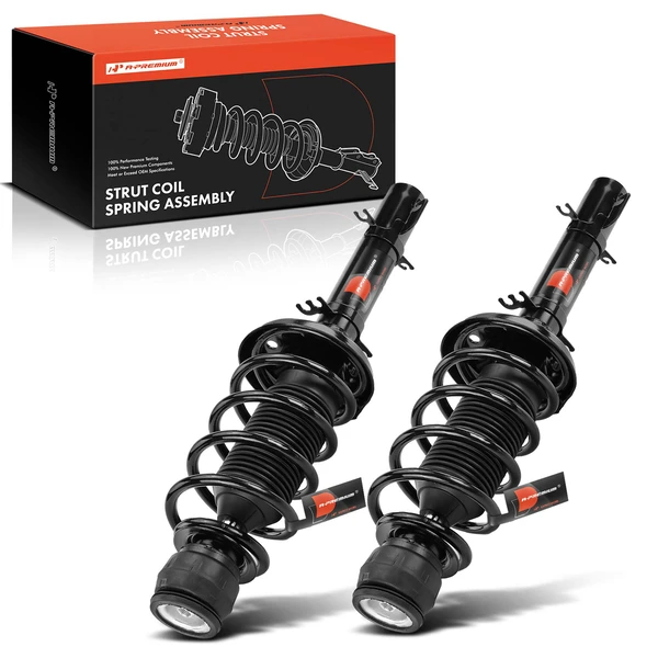 1999-2005 Volkswagen Jetta 2-Pc Strut and Coil Spring Assembly Set Front Driver & Passenger A-Premium APSA0297