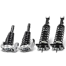 4 Pcs Front & Rear Complete Strut & Coil Spring Assembly