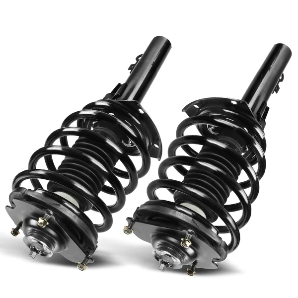 2-Pc Complete Strut + Coil Spring, Front Driver & Passenger, A-Premium APSA0317