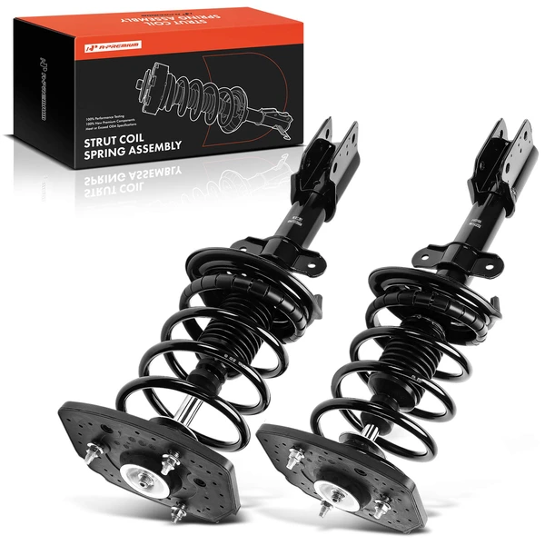 2-Pc Complete Strut & Coil Spring Assembly Rear Driver & Passenger A-Premium APSA2623