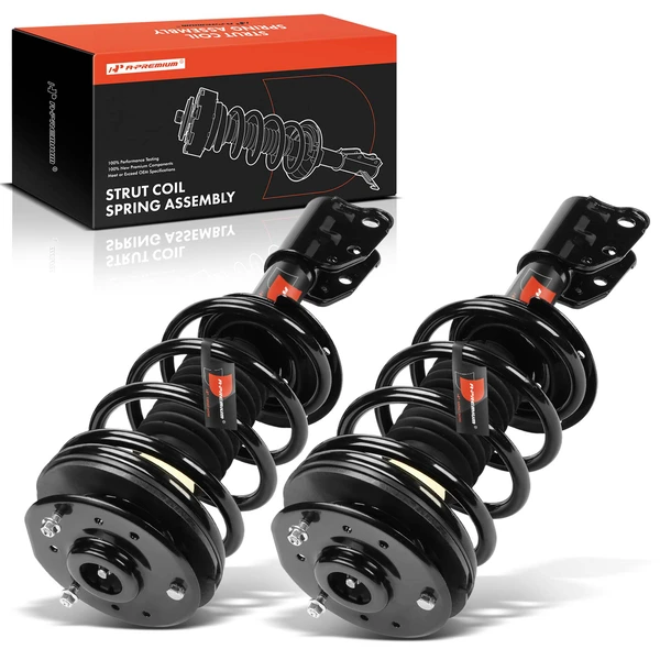 1999-2005 Pontiac Grand Am 2-Pc Strut and Coil Spring Assembly Set Front Driver & Passenger A-Premium APSA0325