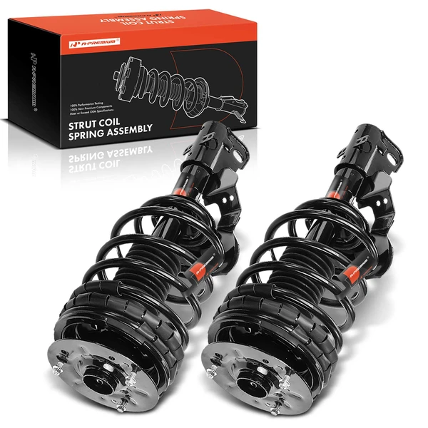 1987-1994 Oldsmobile Cutlass Cruiser 2-Pc Strut and Coil Spring Assembly Set Front Driver & Passenger A-Premium APSA1855