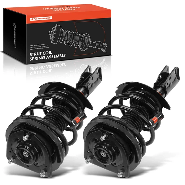 1985-1990 Oldsmobile 98 2-Pc Strut and Coil Spring Assembly Set Front Driver & Passenger A-Premium APSA1858