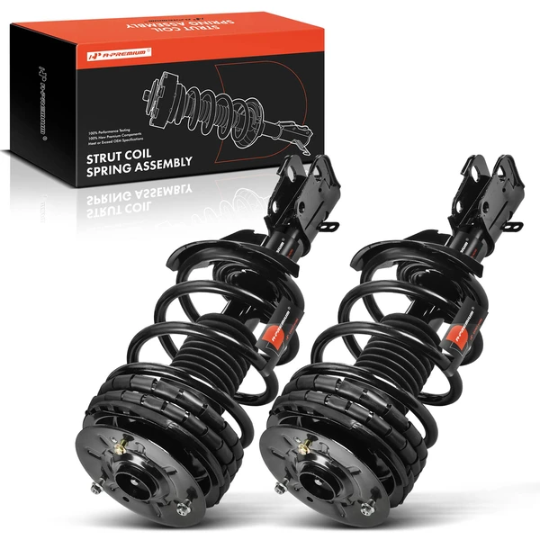2-Pc Complete Strut + Coil Spring, Front Driver & Passenger, A-Premium APSA1860