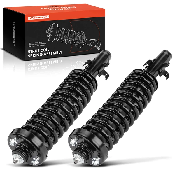 1990-1993 Honda Accord 2-Pc Strut and Coil Spring Assembly Set Front Driver & Passenger A-Premium APSA0336