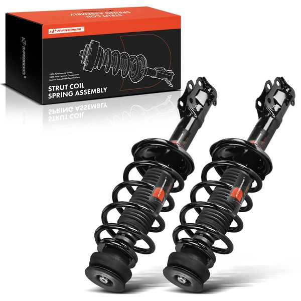 2-Pc Strut and Coil Spring Assembly Set Front Driver & Passenger A-Premium APSA1864