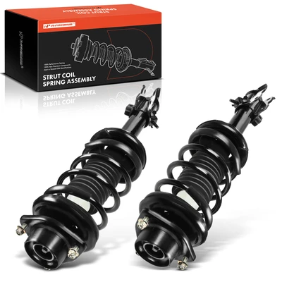 2 Pcs Rear Complete Strut & Coil Spring Assembly