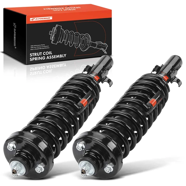 2-Pc Strut and Coil Spring Assembly Set Front Driver & Passenger A-Premium APSA1865