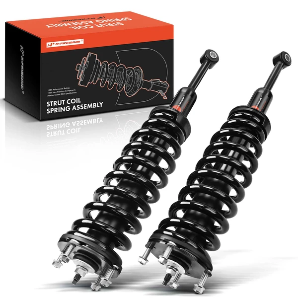 2-Pc Strut and Coil Spring Assembly Set Front Driver & Passenger A-Premium APSA0218