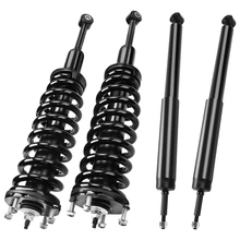 4 Pcs Front & Rear Complete Strut & Coil Spring Assembly