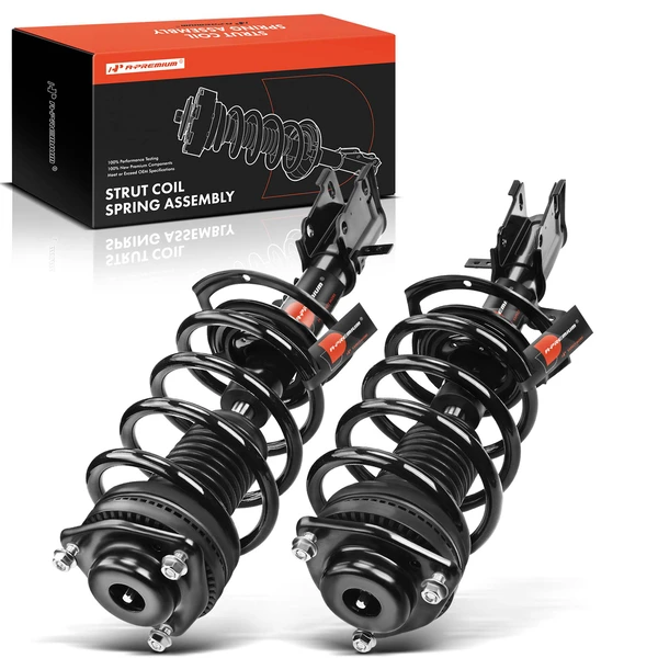 2007-2010 Chrysler Sebring 2-Pc Strut and Coil Spring Assembly Set Front Driver & Passenger A-Premium APSA0224