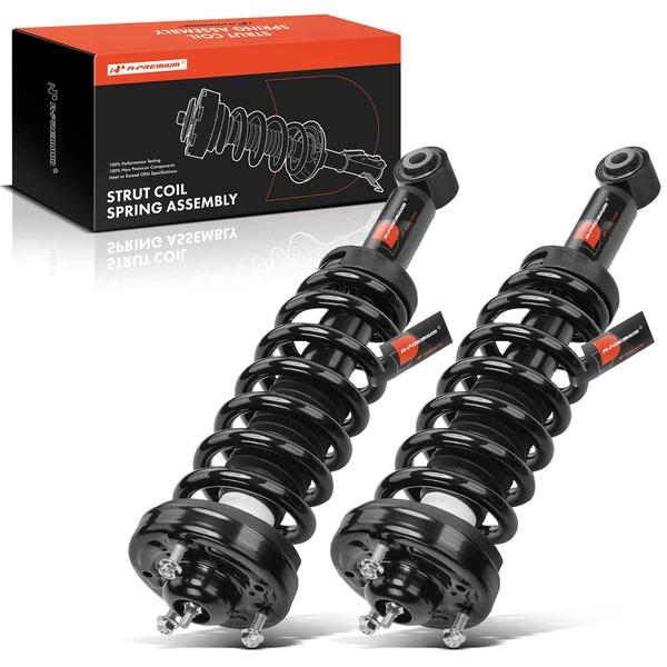 2-Pc Complete Strut + Coil Spring, Front Driver & Passenger, A-Premium APSA0229