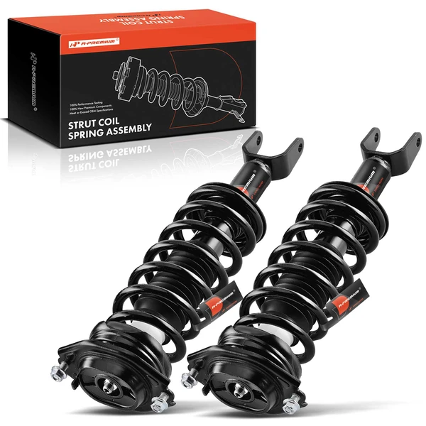 2-Pc Complete Strut + Coil Spring, Rear Driver & Passenger, A-Premium APSA0235