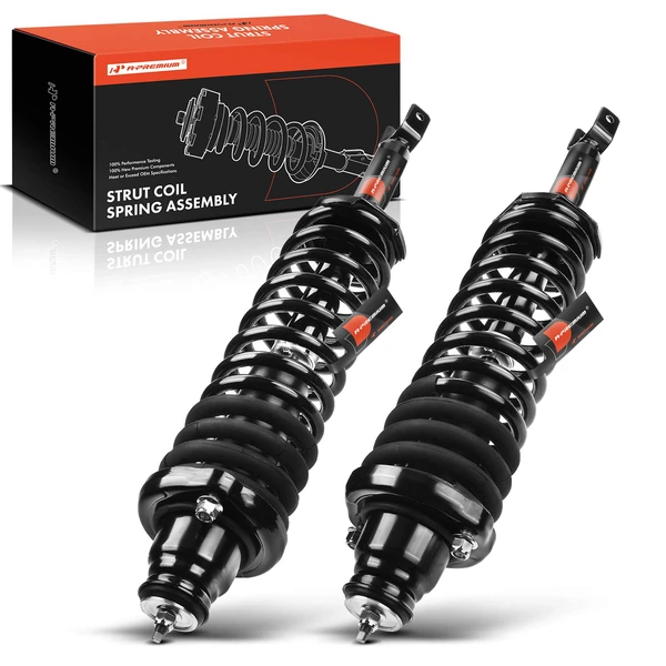 2-Pc Complete Strut + Coil Spring, Rear Driver & Passenger, A-Premium APSA0236