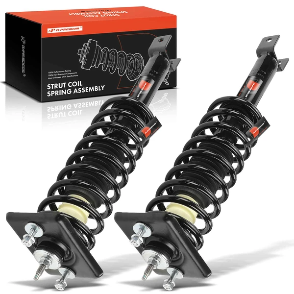 2-Pc Complete Strut + Coil Spring, Rear Driver & Passenger, A-Premium APSA1847