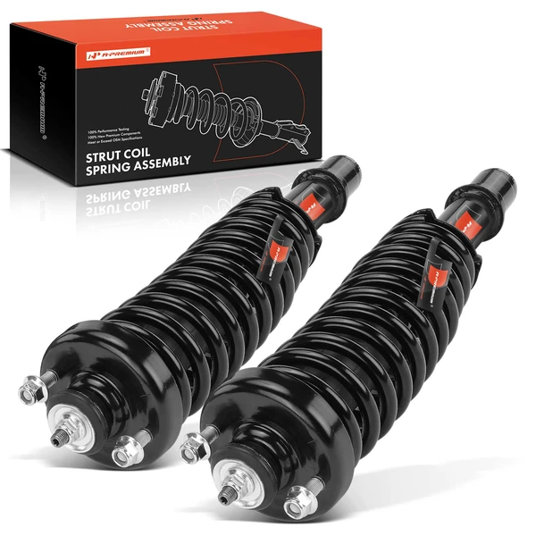 1996-2000 Honda Civic 2-Pc Strut and Coil Spring Assembly Set Front Driver & Passenger A-Premium APSA0240