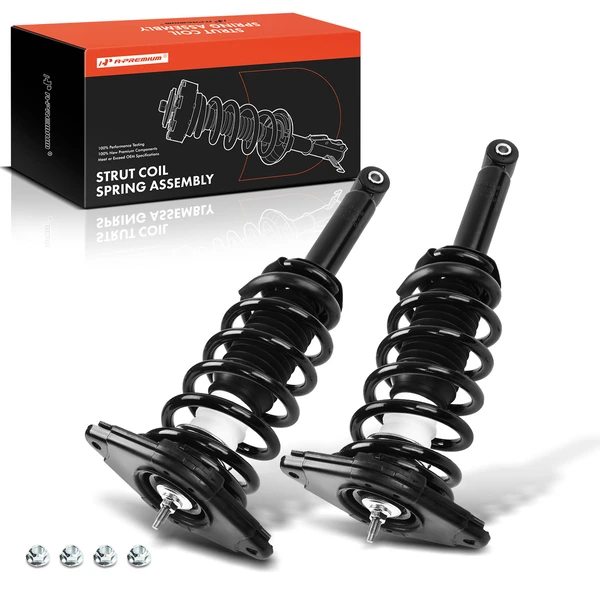 2000-2006 Nissan Sentra 2-Pc Strut and Coil Spring Assembly Set Rear Driver & Passenger A-Premium APSA0245
