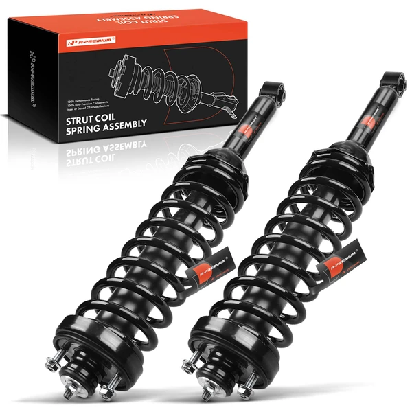 2-Pc Complete Strut + Coil Spring, Rear Driver & Passenger, A-Premium APSA0249