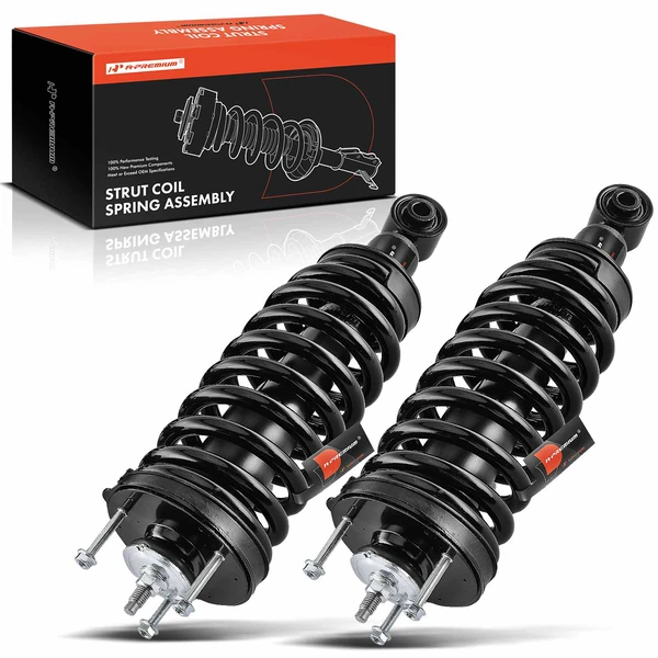 2-Pc Complete Strut + Coil Spring, Front Driver & Passenger, A-Premium APSA0252