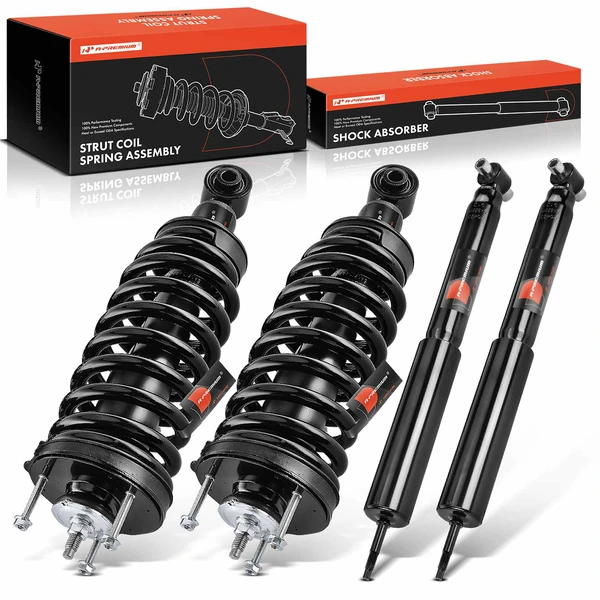 4 Pcs Front & Rear Complete Strut & Coil Spring Assembly for 2003-2011 Mercury Grand Marquis