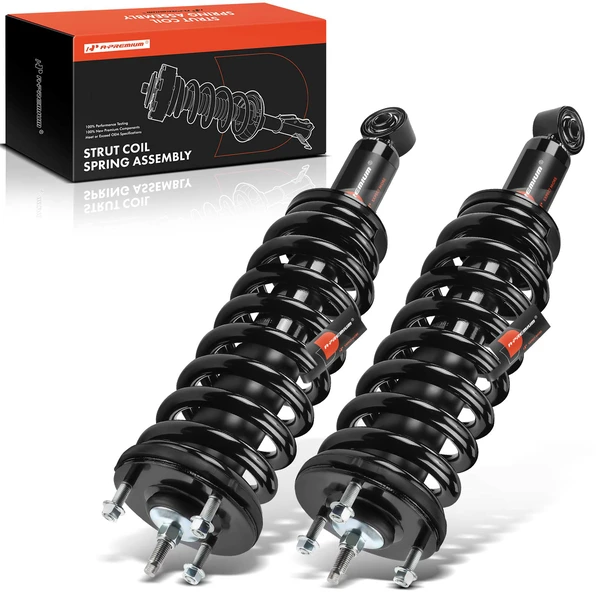 2-Pc Strut and Coil Spring Assembly Set Front Driver & Passenger A-Premium APSA0254