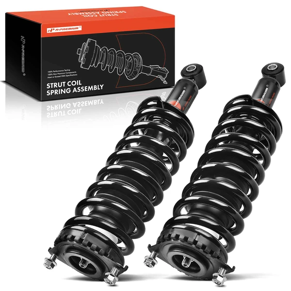 2-Pc Strut and Coil Spring Assembly Set Rear Driver & Passenger A-Premium APSA0259
