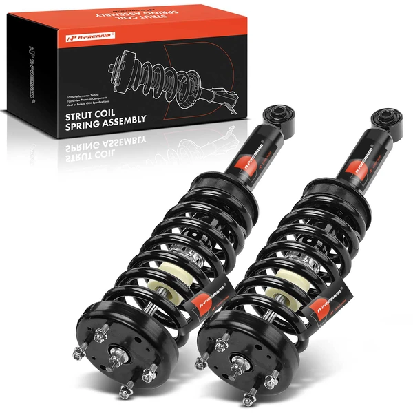 2000-2002 Jaguar S-Type 2-Pc Strut and Coil Spring Assembly Set Rear Driver & Passenger A-Premium APSA1849