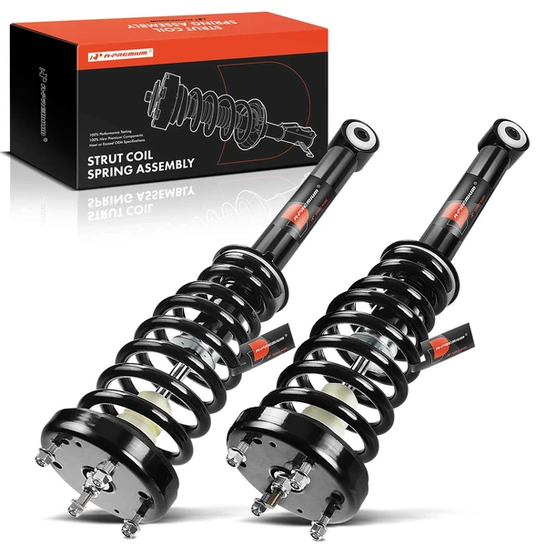 2-Pc Complete Strut + Coil Spring, Front Driver & Passenger, A-Premium APSA0266