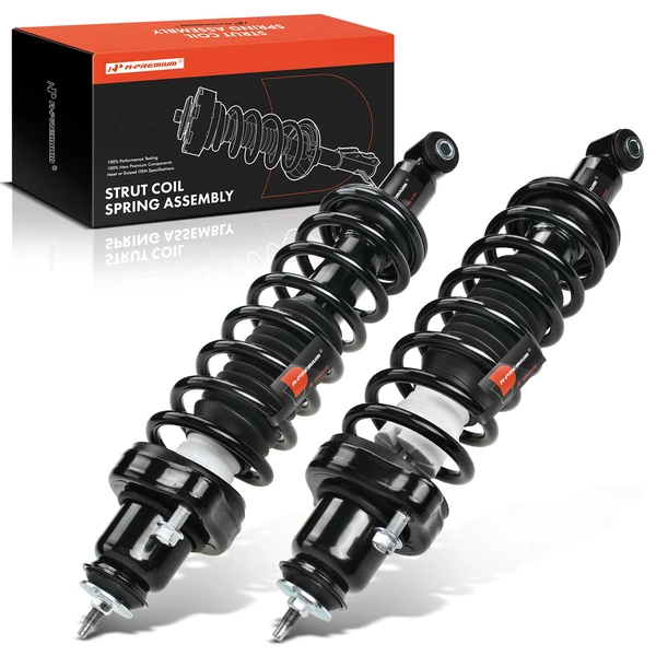 2-Pc Strut and Coil Spring Assembly Set Rear Driver & Passenger A-Premium APSA0273