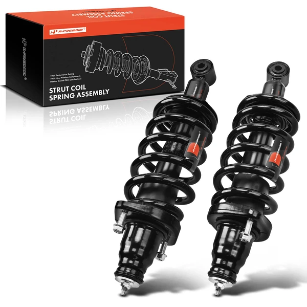2-Pc Strut and Coil Spring Assembly Set Rear Driver & Passenger A-Premium APSA0274