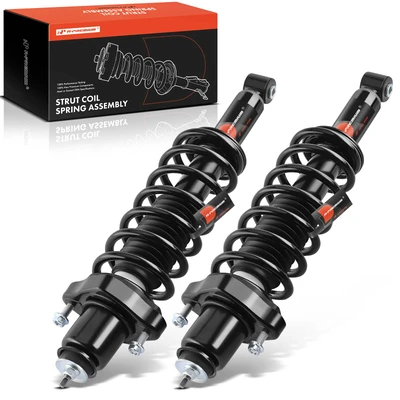 2 Pcs Rear Complete Strut & Coil Spring Assembly