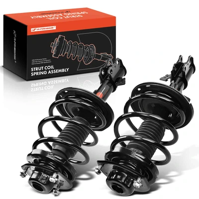 2 Pcs Front Complete Strut & Coil Spring Assembly