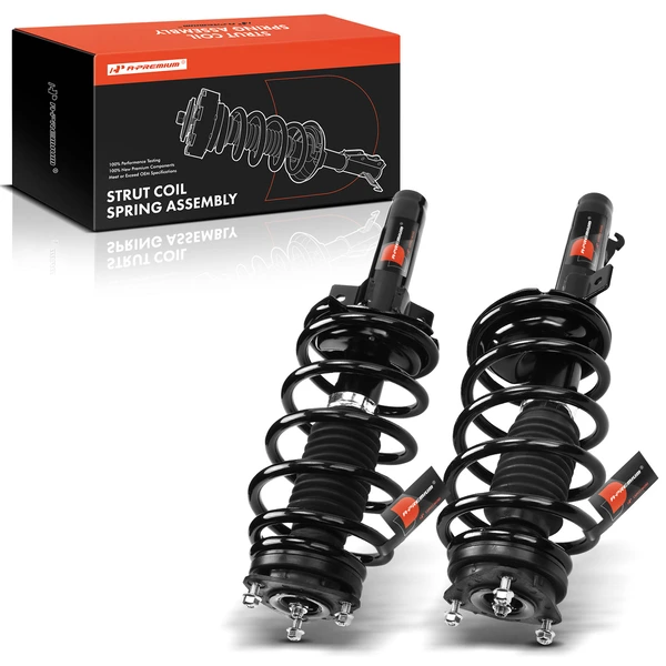2-Pc Complete Strut + Coil Spring, Front Driver & Passenger, A-Premium APSA0467