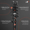 2010-2013 Ford Transit Connect 2-Pc Strut and Coil Spring Assembly Set Front Driver & Passenger A-Premium APSA0467