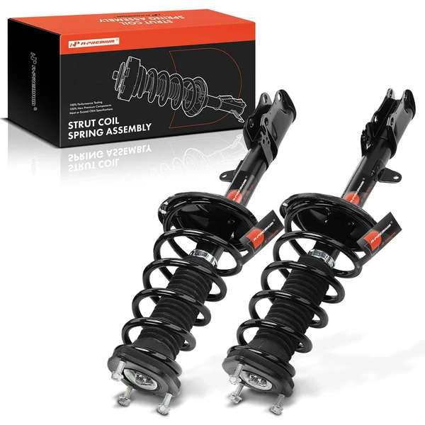 2-Pc Strut and Coil Spring Assembly Set Rear Driver & Passenger A-Premium APSA0469