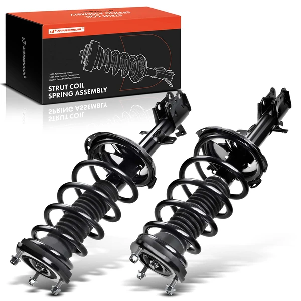 2-Pc Strut and Coil Spring Assembly Set Rear Driver & Passenger A-Premium APSA0470