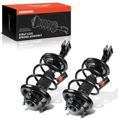 2 Pcs Front Complete Strut & Coil Spring Assembly