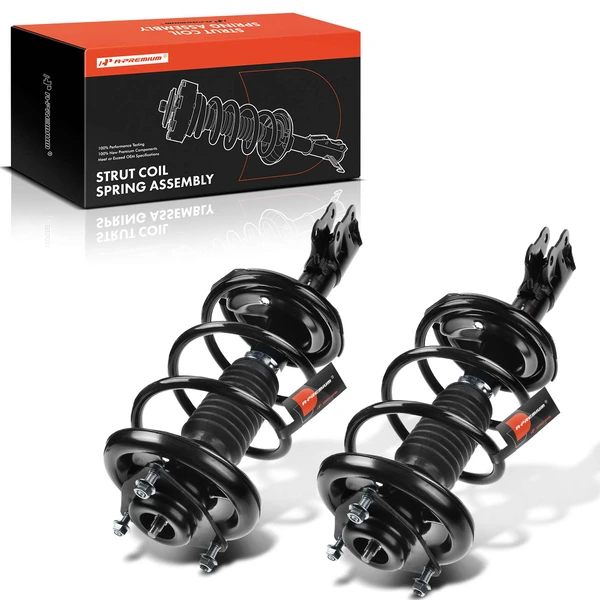 2-Pc Strut and Coil Spring Assembly Set Front Driver & Passenger A-Premium APSA0478