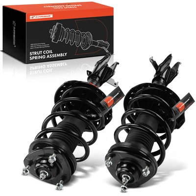 2 Pcs Front Complete Strut & Coil Spring Assembly