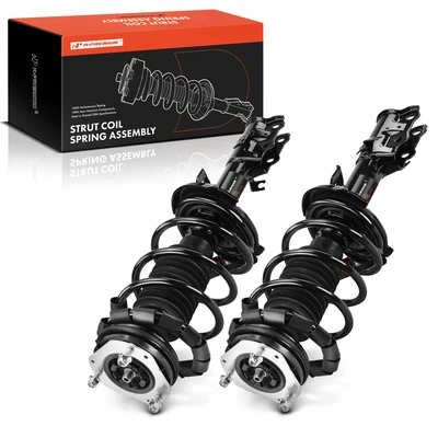 2 Pcs Front Complete Strut & Coil Spring Assembly